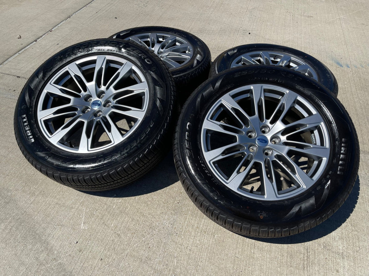 20" Ford Explorer Limited OEM rims wheels Lincoln Aviator tires PIRELLI NEW Texas Truck Tire