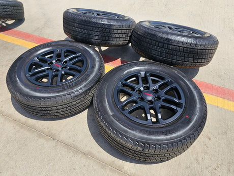 18" Toyota Tacoma 4Runner TRD OEM black 10641 wheels rims 2024 2025 2026 NEW Texas Truck Tire