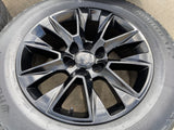 20" Chevy Tahoe Silverado OEM 5919 wheels rims GMC Yukon HANKOOK A/T2 Texas Truck Tire