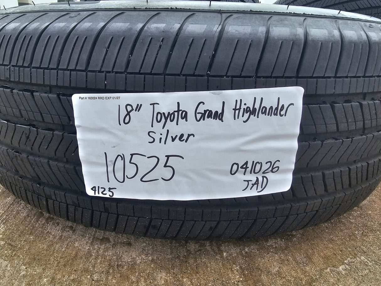 18" Toyota Grand Highlander OEM 10525 wheels rims tires Lexus TX350 GOODYEAR Texas Truck Tire
