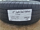 18" Toyota Grand Highlander OEM 10525 wheels rims tires Lexus TX350 GOODYEAR Texas Truck Tire