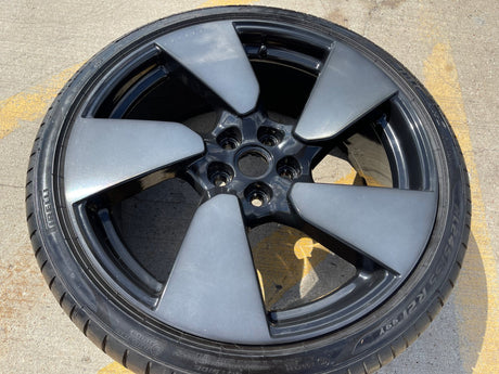 21" Lucid Air OEM Grand Touring wheel rim 5x120 spare 2023 2024 2025 spare FRONT Texas Truck Tire