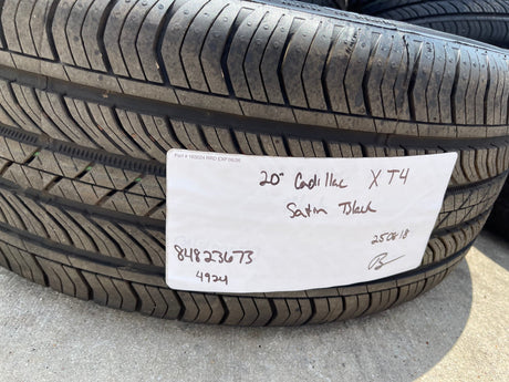 20" Cadillac XT4 OEM black wheels rims tires 2023 2024 2025 2026 NEW Texas Truck Tire