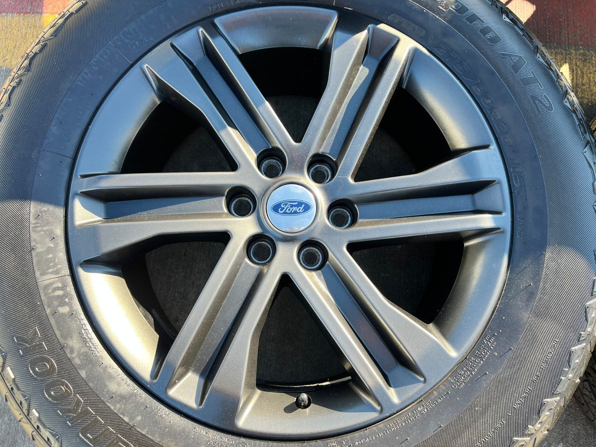 20" Ford F-150 FX-4 PLATINUM OEM rims wheels 10344 Expedition HANKOOK A/T2 Texas Truck Tire