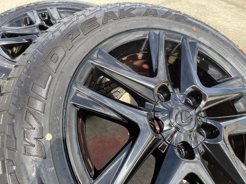 20" Lexus LX570 Toyota Land Cruiser OEM 74280 wheels rims FRESH NICE RARE NEW Texas Truck Tire
