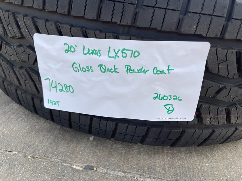 20" Lexus LX570 Toyota Land Cruiser OEM 74280 wheels rims FRESH NICE RARE NEW Texas Truck Tire