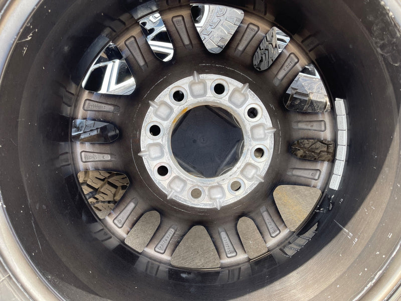 20" GMC Sierra AT4 2500 3500 OEM wheels rims 5950 Silverado tires TOYO A/T3 Texas Truck Tire
