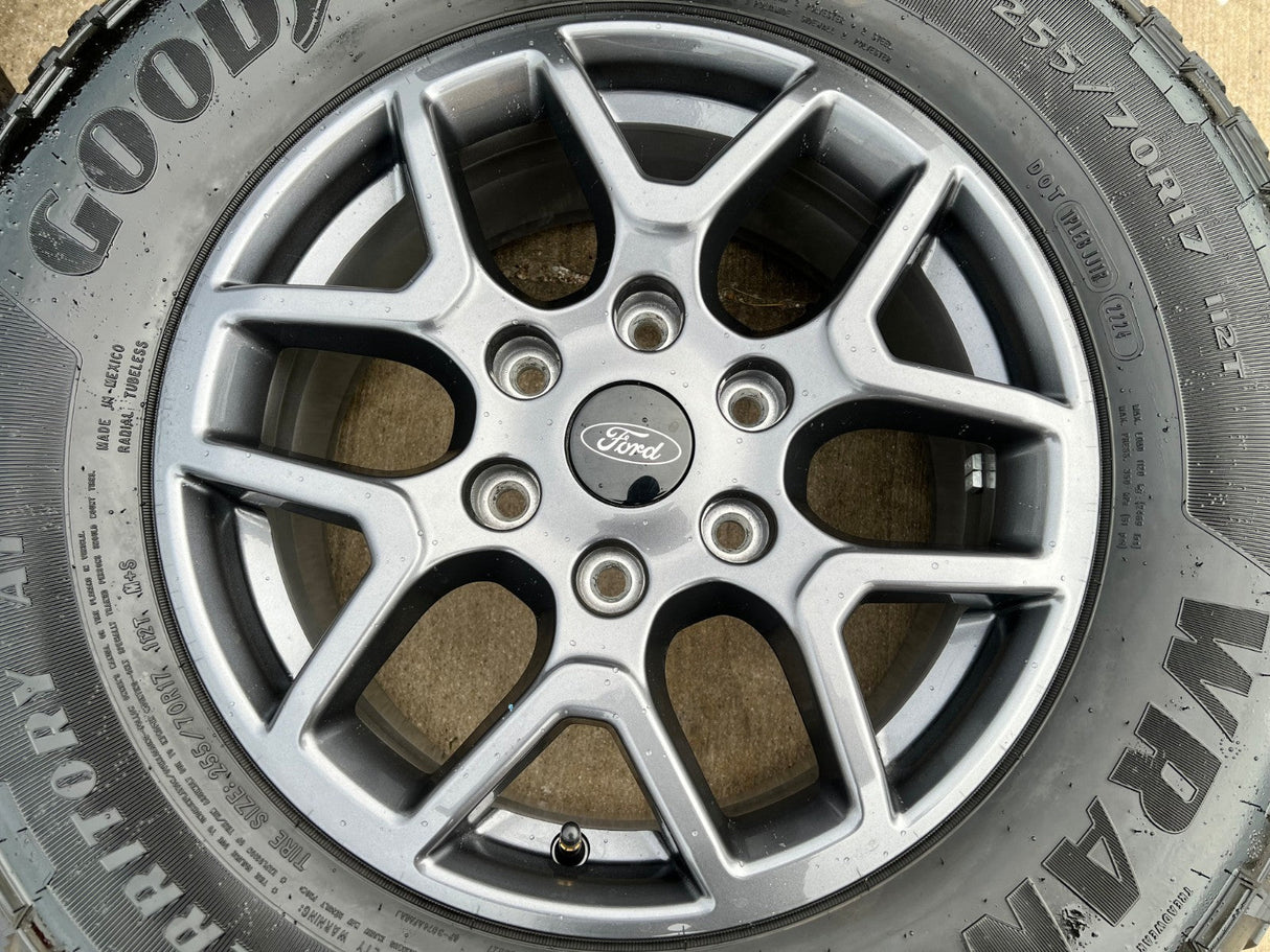17" Ford Ranger OEM rims wheels tires Bronco N1WZ1007V 2023 2024 2025 2026 NEW Texas Truck Tire