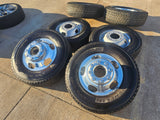 17" Ford F-350 Dually OEM 10477 10478 rims wheels MICHELIN 2023 2024 2025 2026 Texas Truck Tire