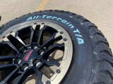 18" GMC Sierra Chevy Silverado OEM Beadlock wheels rims Canyon Colorado NEW BFG Texas Truck Tire