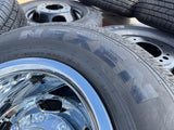 17" Dodge Ram 3500 Dually 8x200 wheels rims 2703 2704 OEM 2024 2025 2026 Texas Truck Tire