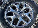 17" Ford Bronco wheels rims SASQUATCH 95229 10387 Ranger NEW FIRESTONE M/T Texas Truck Tire