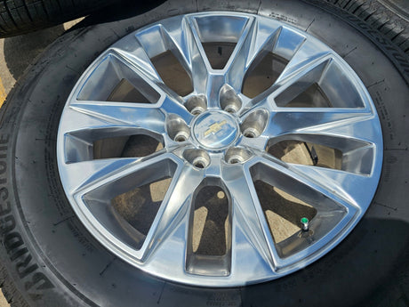 20" Chevy Tahoe Silverado LTZ 5920 OEM wheels rims Yukon 2023 2024 2025 2026 NEW Texas Truck Tire