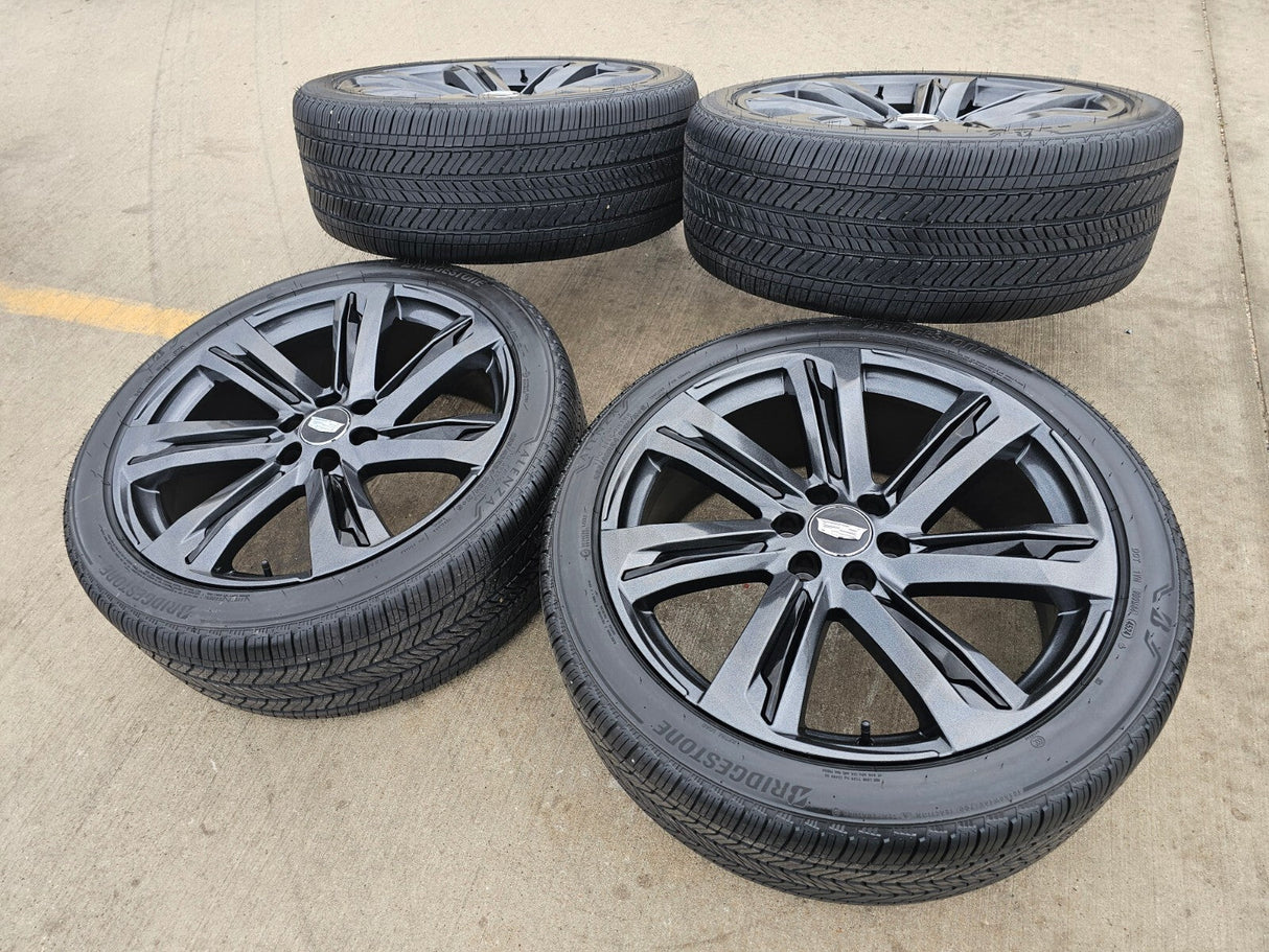 24" Cadillac Escalade V OEM wheels rims tires 2022 2023 2024 2025 2026 NEW Texas Truck Tire