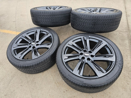 24" Cadillac Escalade V OEM wheels rims tires 2022 2023 2024 2025 2026 NEW Texas Truck Tire