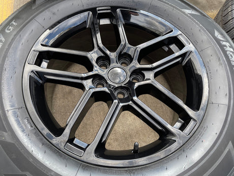 18" Ford Taurus Explorer OEM 10698 rims wheels black 2023 2024 2025 2026 HANKOOK Texas Truck Tire