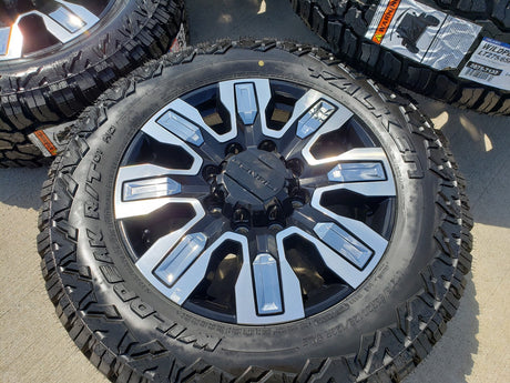 20" GMC Sierra DENALI ULTIMATE 2500 3500 OEM 5958 14138 wheels rims R/T NEW Texas Truck Tire