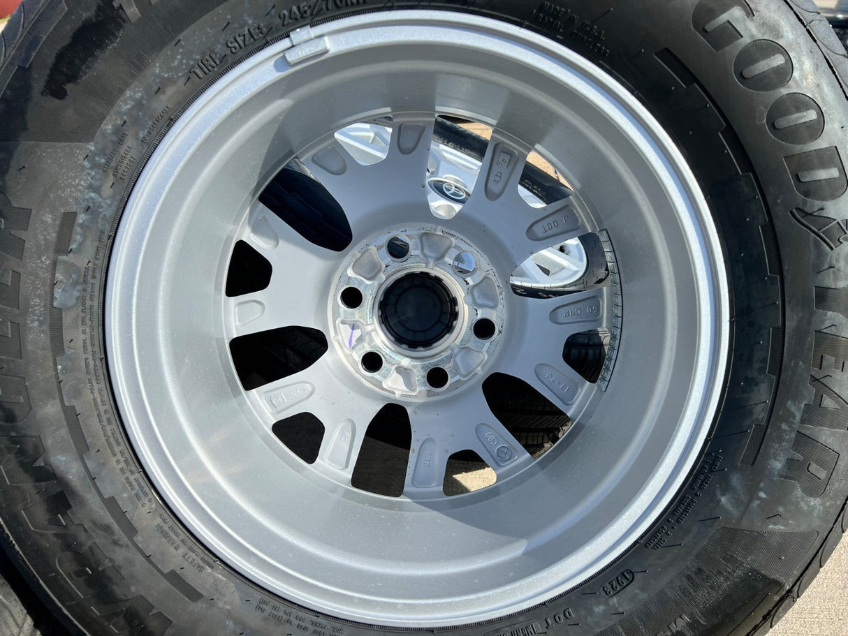 17" Toyota Tacoma 4Runner TRD OEM 94254 10637 wheels rims 2025 2026 GOODYEAR NEW Texas Truck Tire