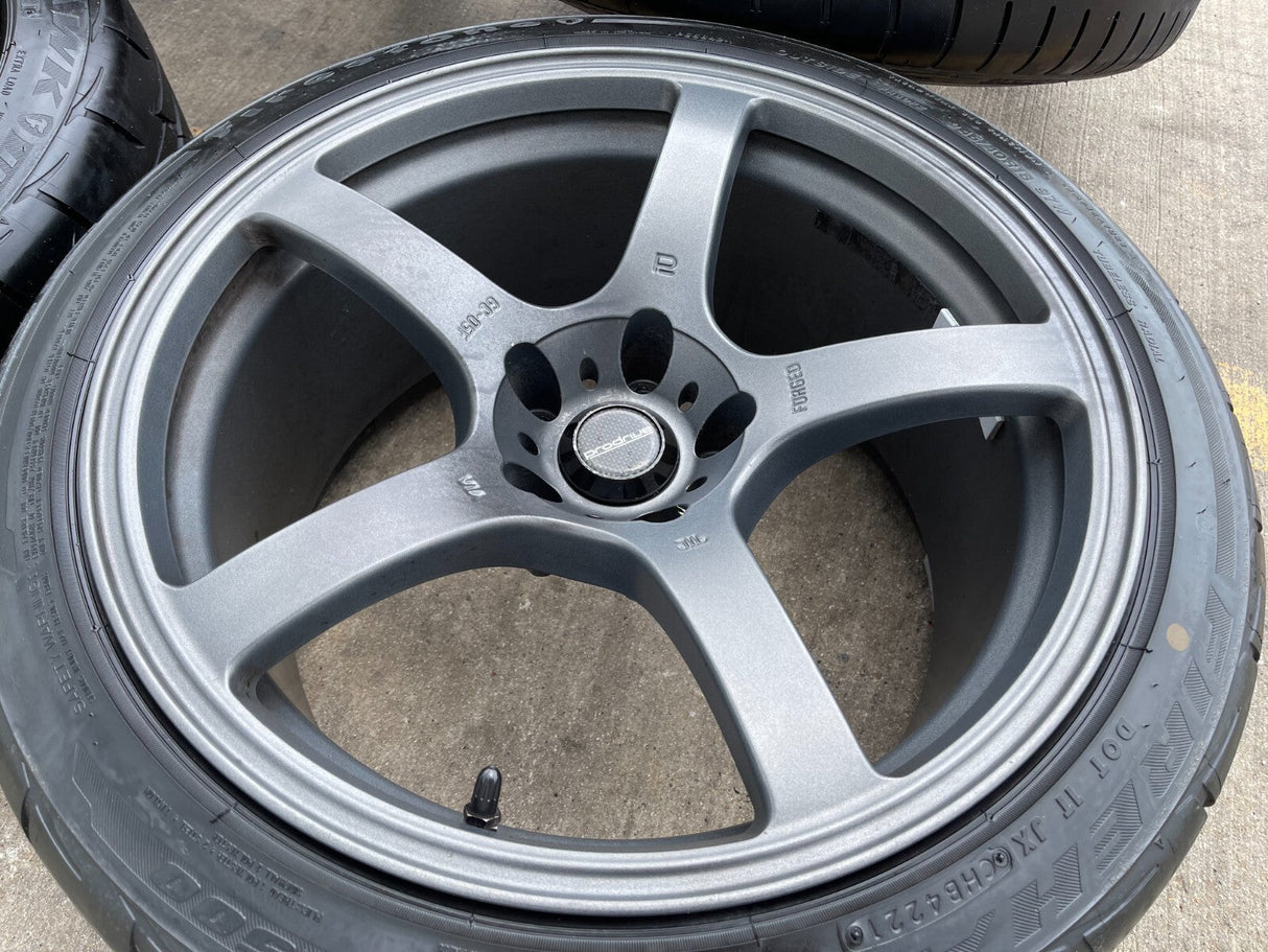 18" Prodrive GC05F wheels rims Mustang Accord Camry 5x114.3 5x4.5 Firehawk tires Texas Truck Tire