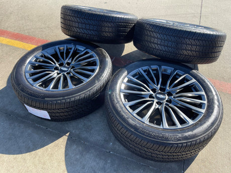 22" Cadillac Escalade V Platinum OEM 4883 95479 wheels rims 2023 2024 2025 2026 Texas Truck Tire