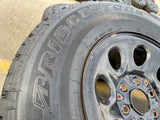17" Chevy Silverado 1500 Tahoe PPV OEM 5223 8074 wheels rims BRIDGESTONE A/T Texas Truck Tire