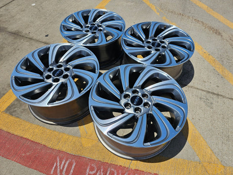 22" Lincoln Navigator OEM 10497 rims wheels Reserve 2022 2023 2024 2025 2026 Texas Truck Tire