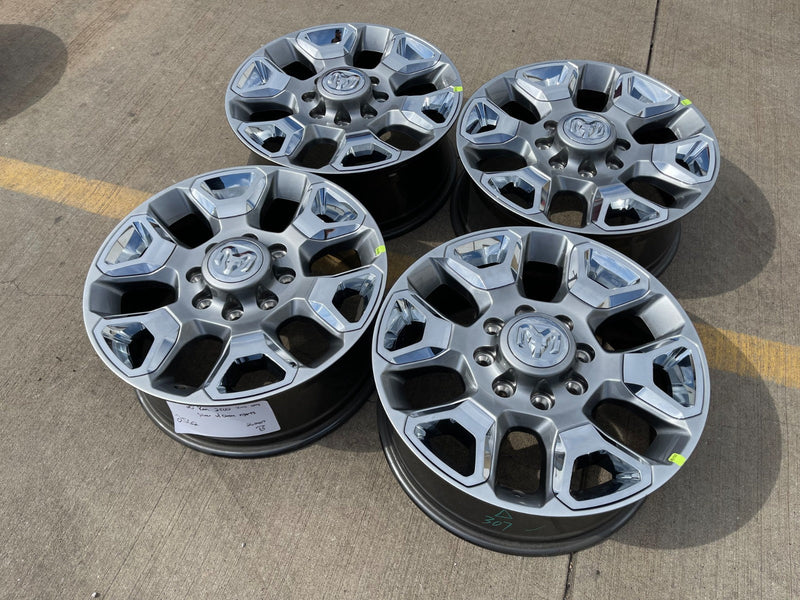 20" Dodge Ram 2500 3500 LARAMIE OEM 2562 CHROME wheels rims NEW Texas Truck Tire