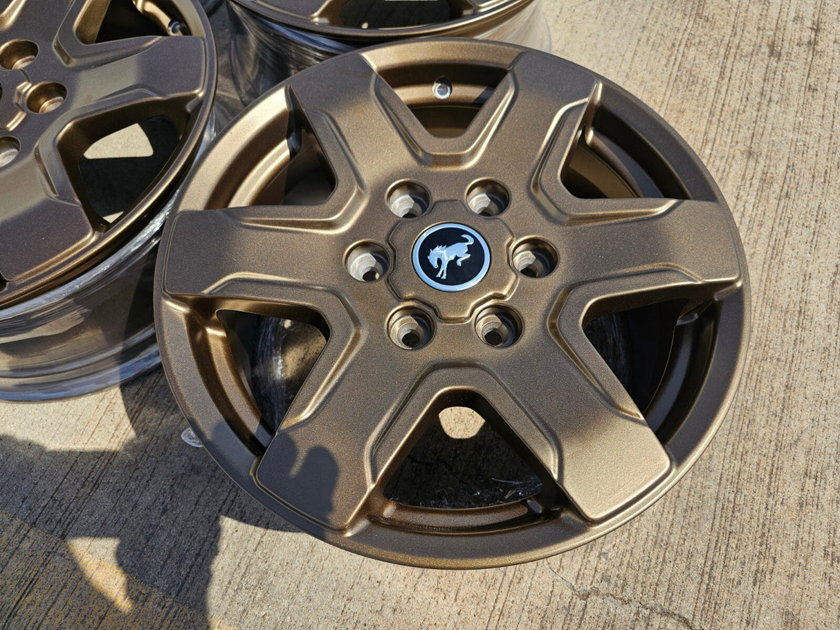 17" Ford Bronco wheels rims 95292 10383 SASQUATCH Ranger 2024 2025 2026 NEW Texas Truck Tire