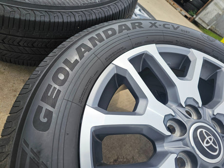 20" Toyota Tundra TSS TRD OEM wheels rims 95359 75277 Sequoia 2023 2024 2025 Texas Truck Tire
