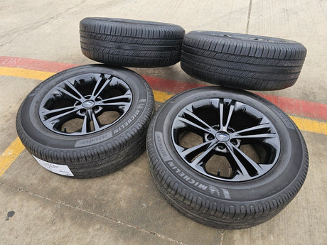 18" Ford Explorer Sport OEM rims wheels black 3922 Taurus tires MICHELIN Texas Truck Tire