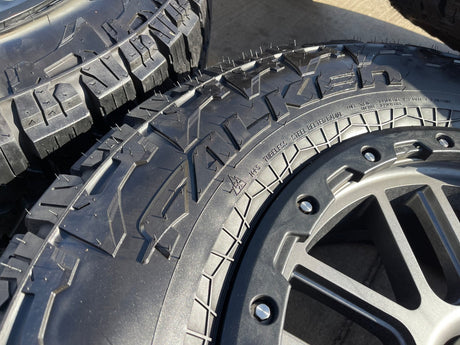 20" Ford F-150 ROUSH OEM Vision 111 Nemesis rims wheels Expedition FALKEN 35" Texas Truck Tire