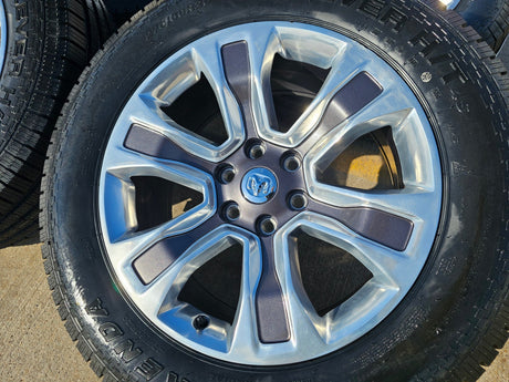 20" Dodge Ram 1500 OEM Laramie Long Horn 2678 2682 wheels rims NEW Kenda Texas Truck Tire