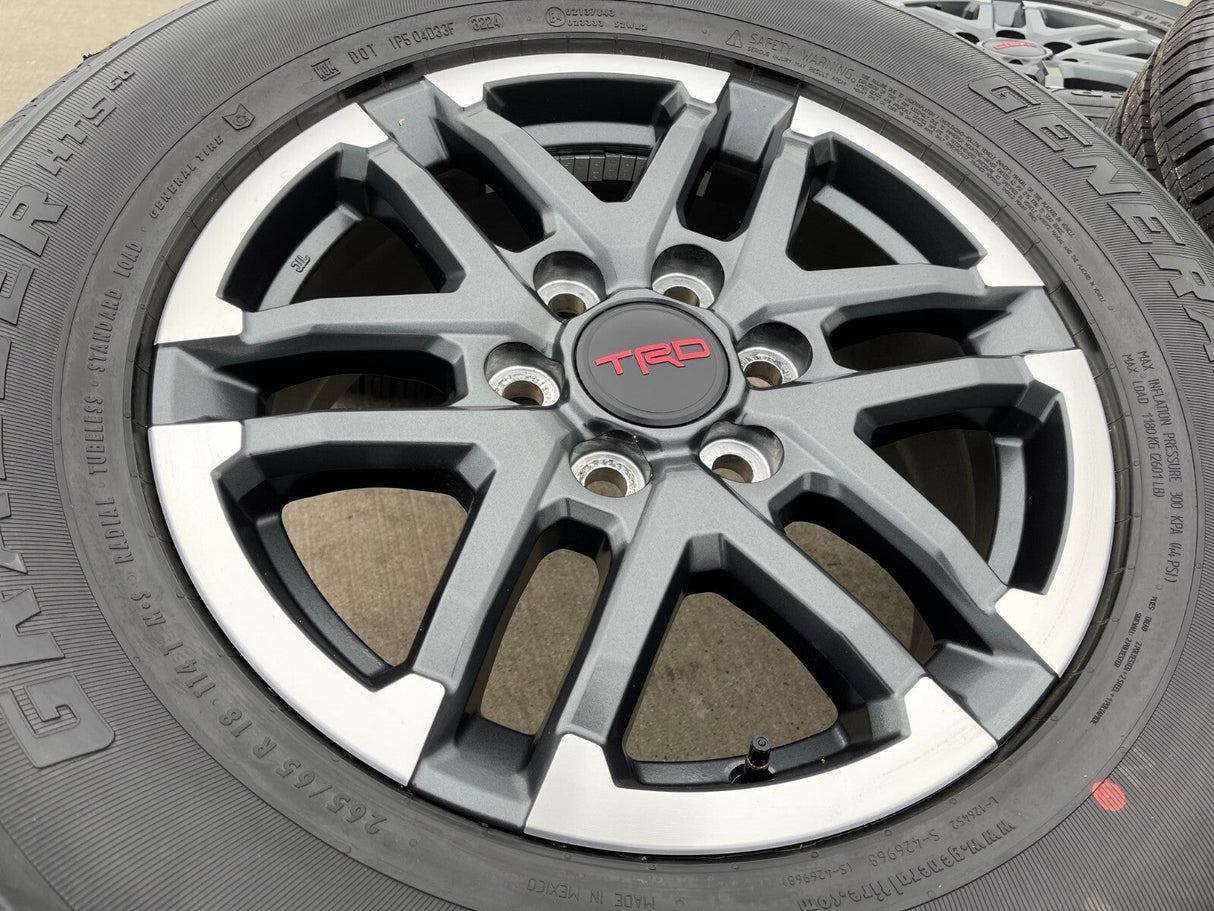 18" Toyota Tacoma LIMITED OEM wheels rims 10641 4Runner 2024 2025 2026 NEW Texas Truck Tire