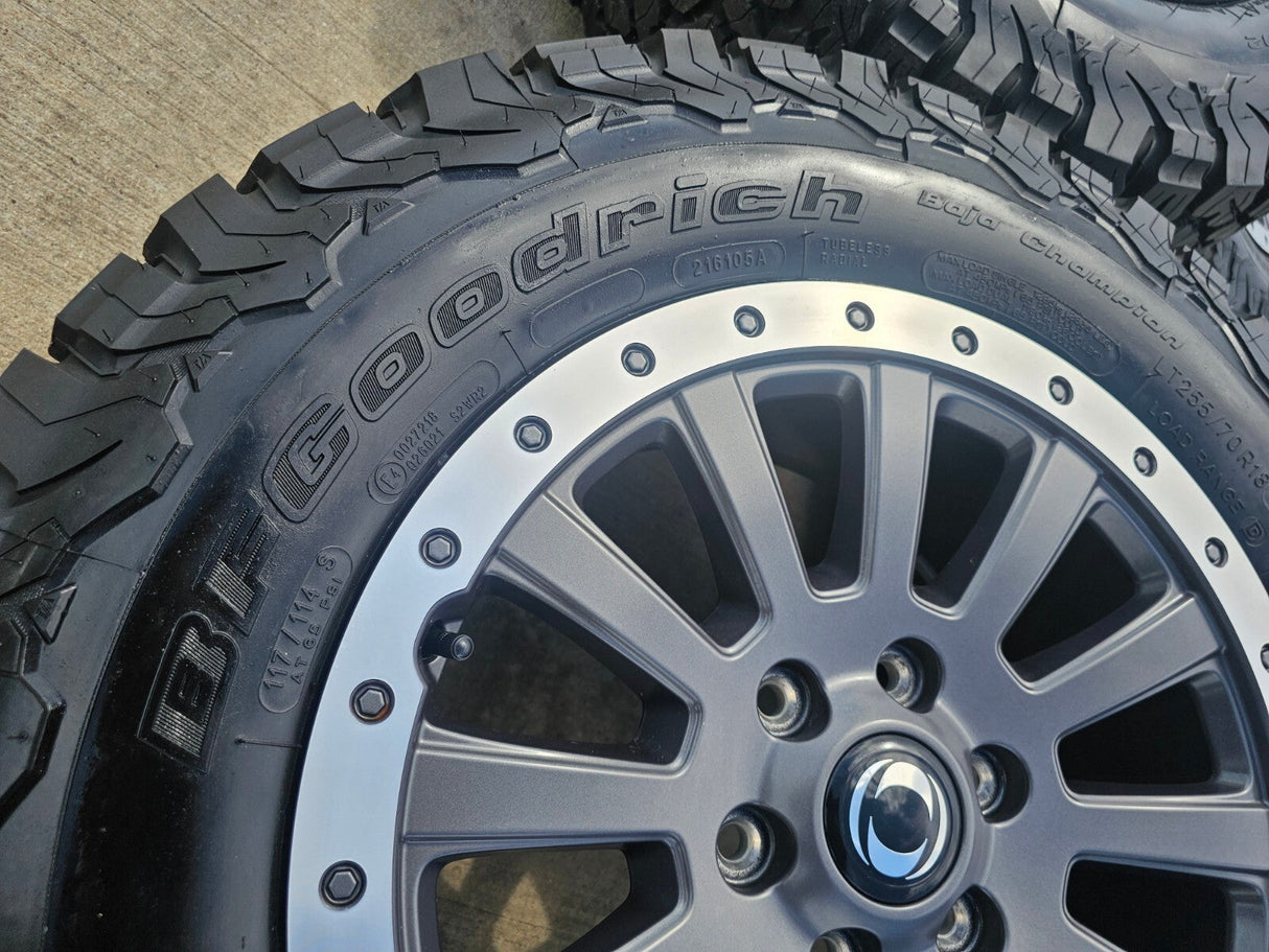 (5) 18" INEOS Grenadier OEM wheels rims beadlock 2023 2024 2025 2026 NEW BFG Texas Truck Tire