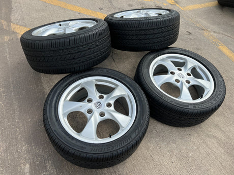 17" Porsche Boxster OEM wheels rims 67258 67259 tires DISCOUNTED Texas Truck Tire