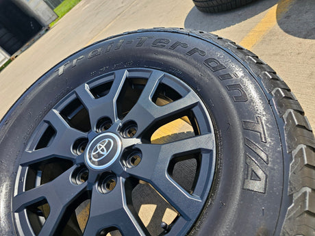 17" Toyota Tacoma 4Runner TRD OEM 10637 94254 wheels rims 2025 2026 NEW BFG Texas Truck Tire