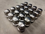 (20) 14x1.5 OEM Dodge RAM 1500 Charger Challenger SRT lug nuts polished OE Texas Truck Tire