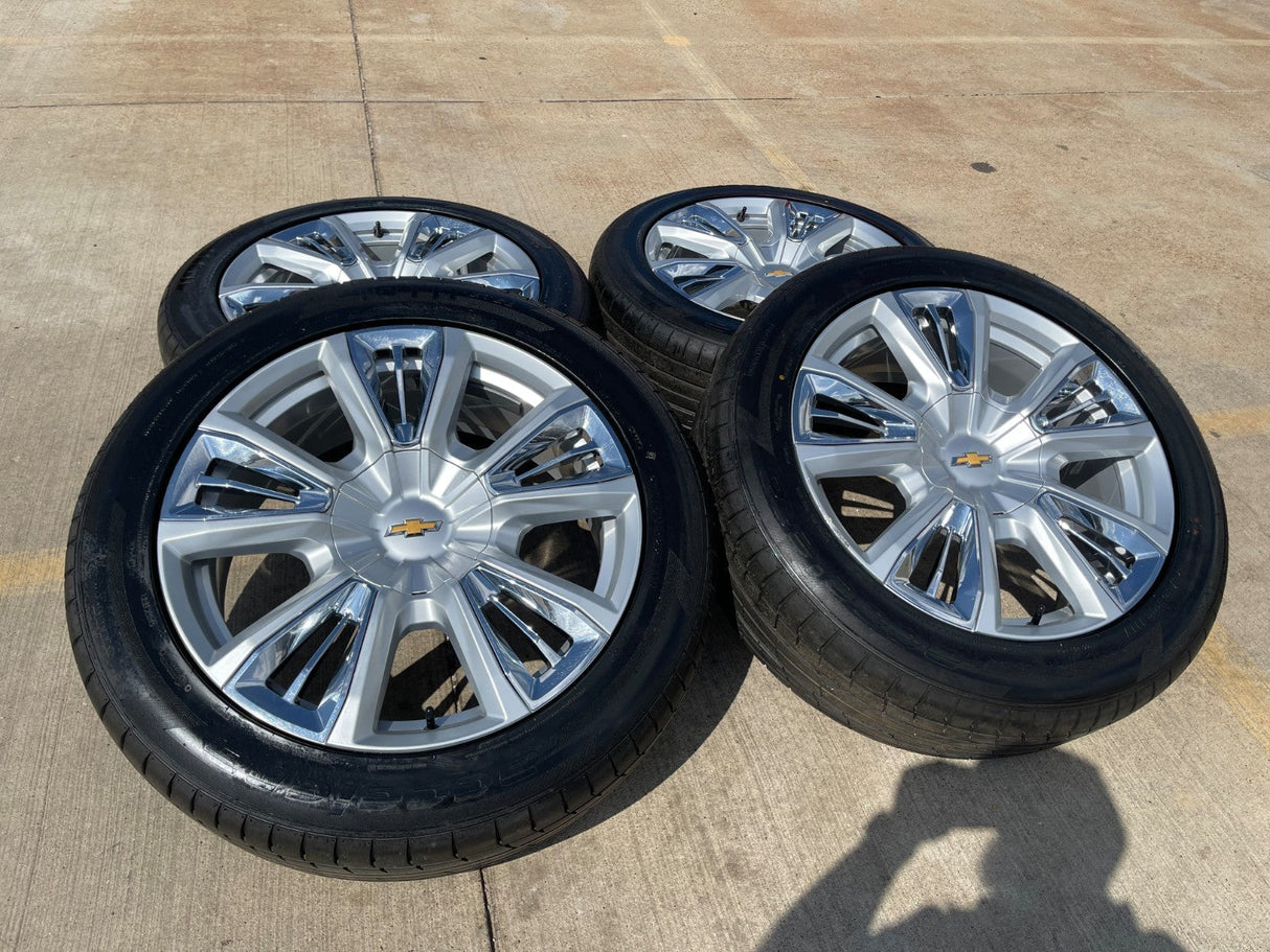 22" Chevy Tahoe RST OEM wheels rims 14046 96951 Silverado Suburban DISCOUNTED Texas Truck Tire