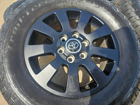 18" Toyota Land Cruiser OEM wheels rims 95952 Tundra Sequoia 2024 2025 2026 BFG Texas Truck Tire