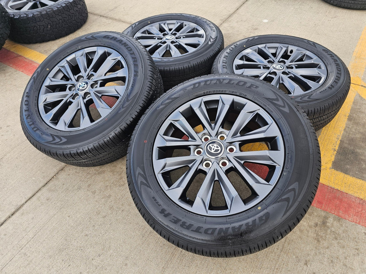20" Toyota Land Cruiser OEM wheels rims Tundra Sequoia 2024 2025 2026 NEW Texas Truck Tire