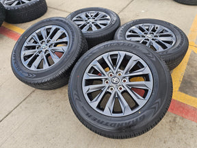 20" Toyota Land Cruiser OEM wheels rims Tundra Sequoia 2024 2025 2026 NEW Texas Truck Tire