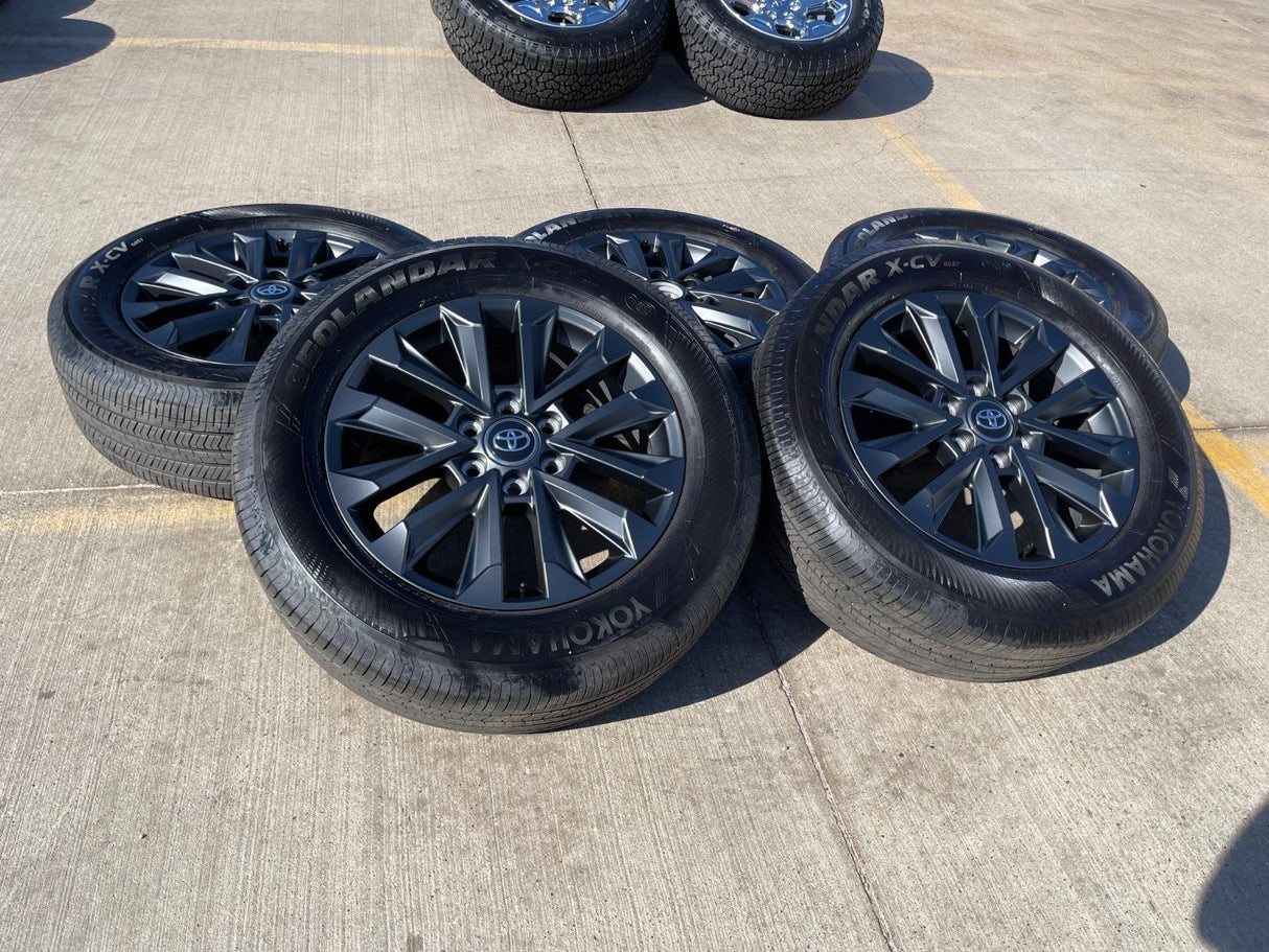 (5) 20" Toyota Land Cruiser OEM wheels rims 94057 Tundra Sequoia 2024 2025 2026 Texas Truck Tire