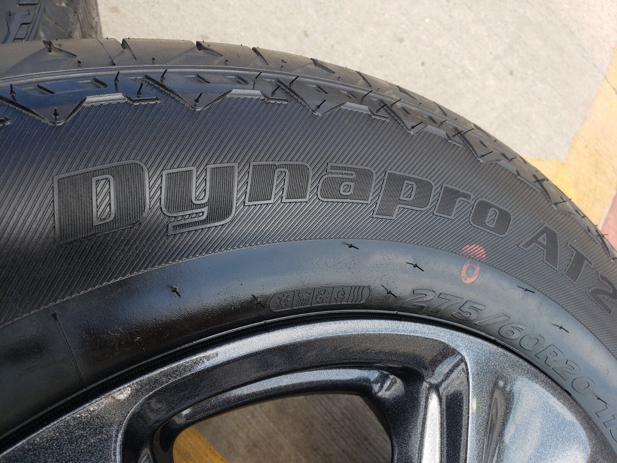 20" Dodge Ram 1500 OEM Laramie wheels rims 2674 tires NEW Texas Truck Tire