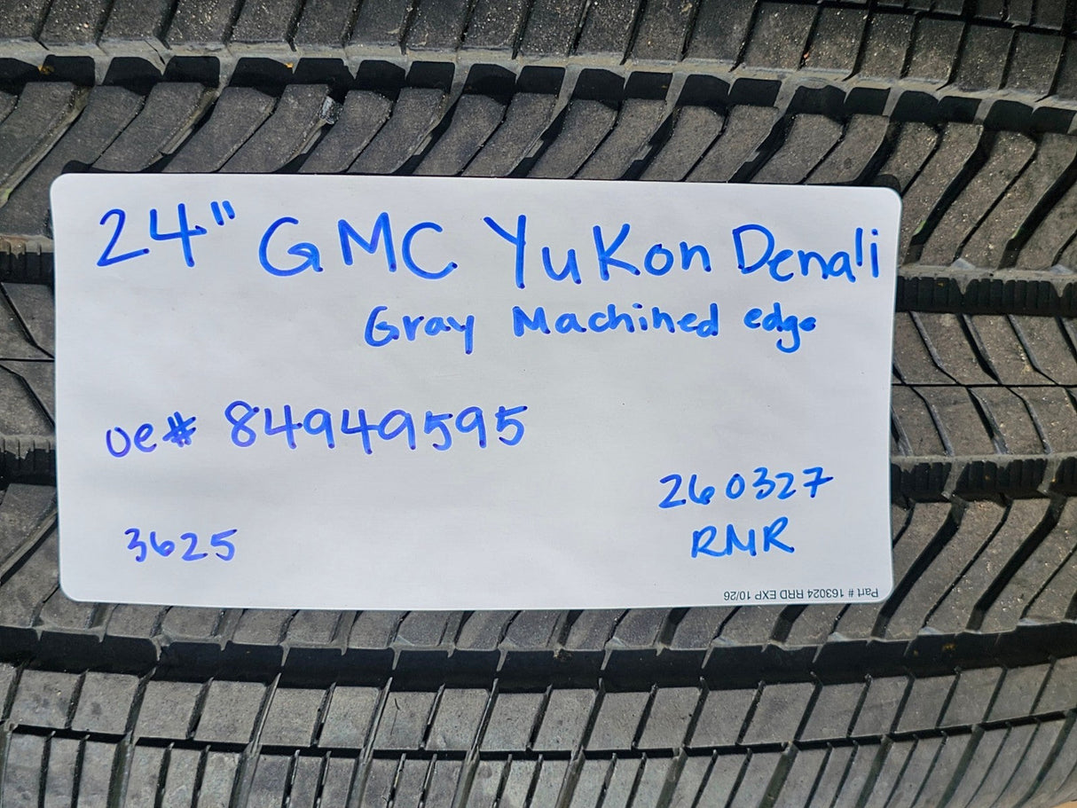 24" GMC Yukon Sierra DENALI OEM wheels rims tires 2022 2023 2024 2025 2026 NEW Texas Truck Tire