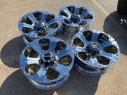 22x9.5 Ballistic Outlaw Chevy Dodge Ram 2500 3500 wheels rims 8x165 8x6.5 Texas Truck Tire