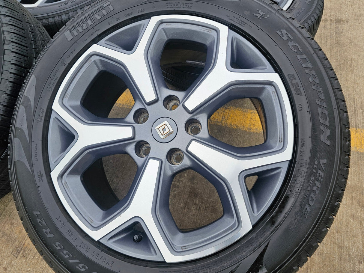 (4) 21" Rivian R1T R1S OEM wheels rims tires 2022 2023 2024 2025 2026 Texas Truck Tire