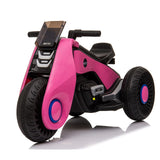 Fun and Stylish Pink Electric Motorcycle for Kids with USB Music - Perfect Birthday Gift for Girls!