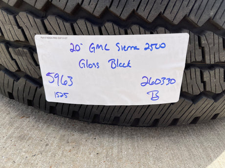 20" GMC Sierra AT4X 2500 3500 OEM 14137 5963 wheels rims Silverado 2025 2026 NEW Texas Truck Tire