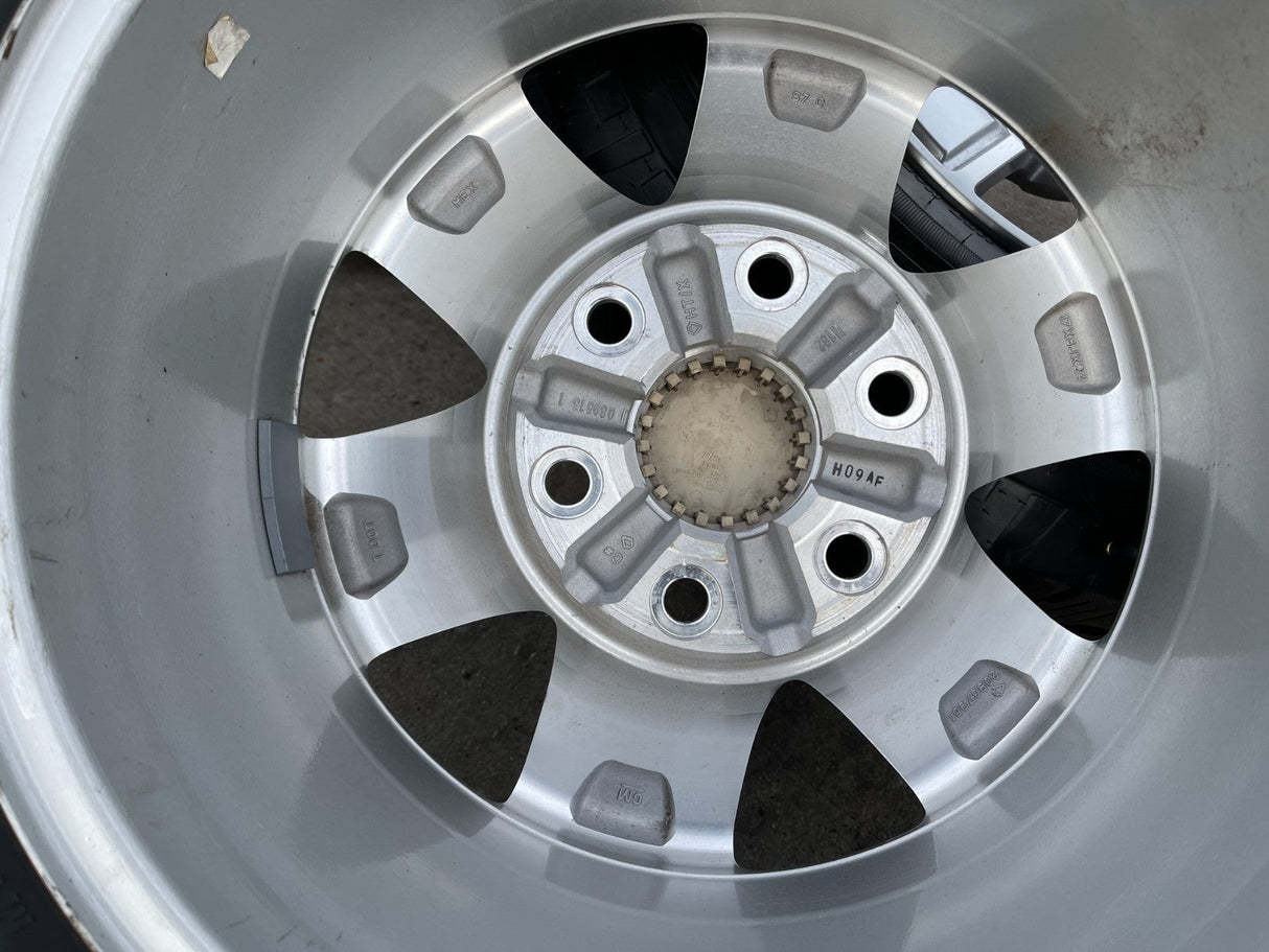 17" GMC Sierra Yukon Chevy Silverado Tahoe OEM 5654 wheels rims BRIDGESTONE A/T Texas Truck Tire