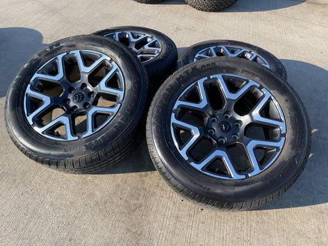 20" Dodge Ram 1500 OEM 94059 Laramie wheels rims 68583860AA 2024 2025 2026 Texas Truck Tire